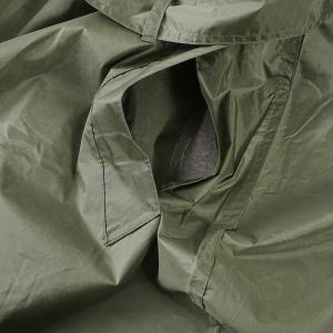 フランス軍タイプ ナイロン レインコート オリ...の詳細画像5