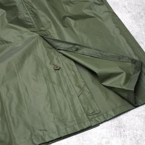フランス軍タイプ ナイロン レインコート オリ...の詳細画像5