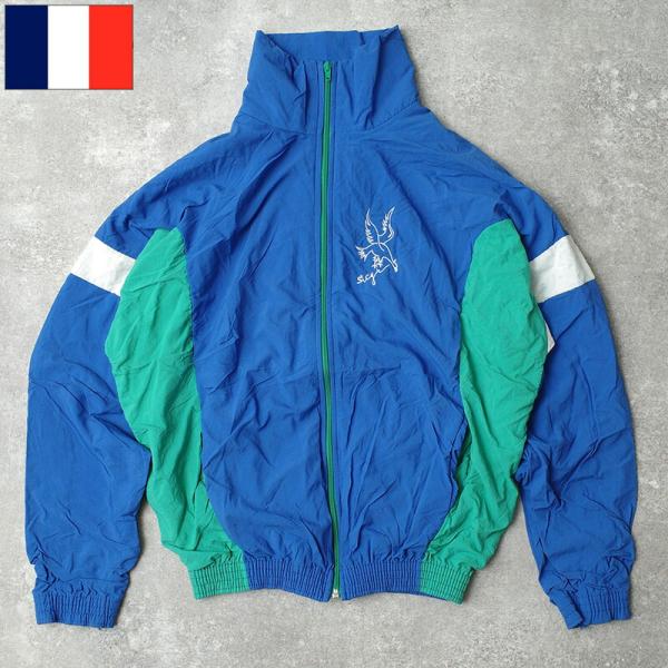 フランス軍 ST CYR トレーニングジャケット ブルー USED JJ424UN サンシール ミリ...
