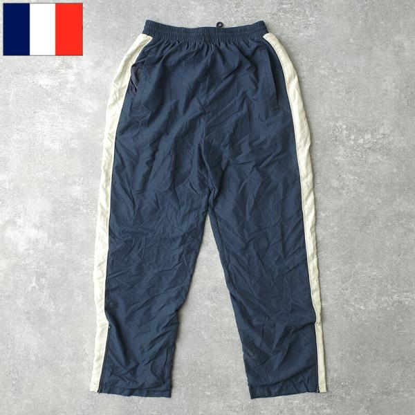 フランス軍 ST CYR トレーニング ジムパンツ Distri Sport ネイビー USED P...