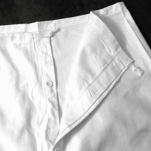イタリア軍 MM ワークパンツ ホワイト デッ...の詳細画像1