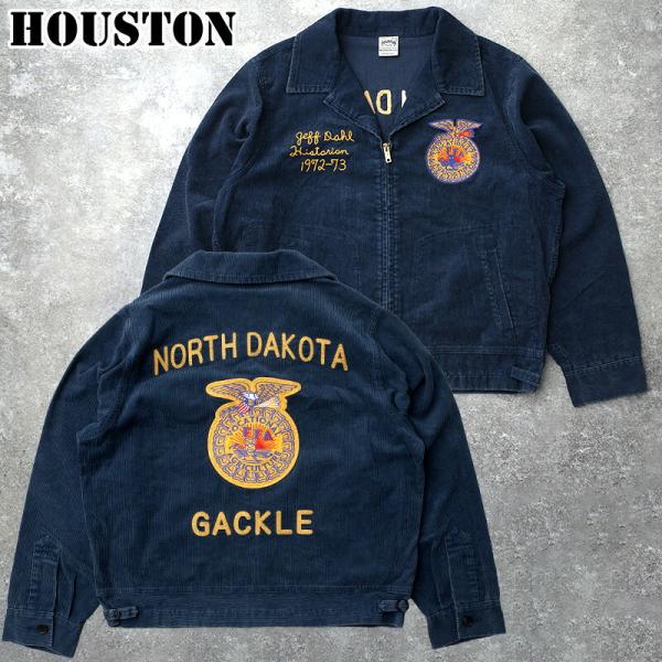 HOUSTON ヒューストン #51654 ウォッシュドコーデュロイ FFAジャケットメンズ 男性 ...