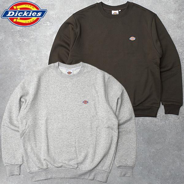 Dickies ディッキーズ #DC2050 長袖 刺繍ロゴワッペン クルーネック スウェットメンズ...