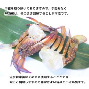 切り ワタリガニ 1kg 約21肩〜25肩入 ...の詳細画像3