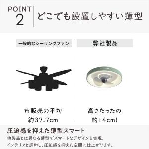 シーリングファンライト LED シーリングライ...の詳細画像4
