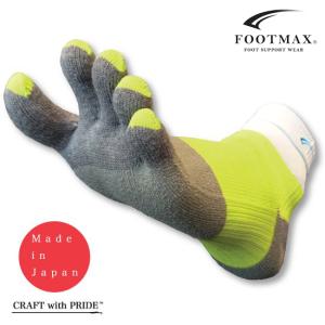 FOOTMAX フットマックス ランニングソックス 5本指ソックス ショート丈【日本製】FXR107(パケット便送料無料)｜sealass