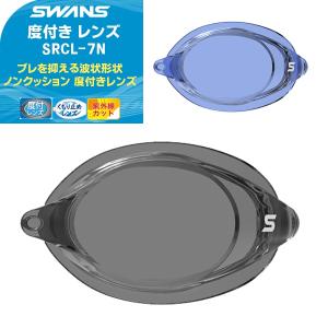SWANS(スワンズ) クッションなし 度付きレンズ スイミングゴーグル/競泳/日本製 SRCL-7N(パケット便200円可能)｜sealass