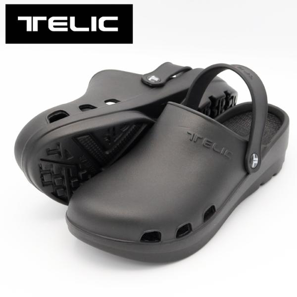 TELIC テリック DOCTORS SABOT ドクターズサボ BLACK(ブラック) メンズ リ...