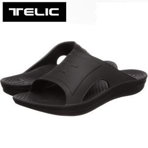 TELIC テリック SLIDE スライド BLACK(ブラック) メンズ リカバリーサンダル スイム/トライアスロン｜sealass