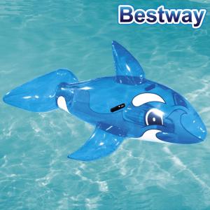 Bestway ベストウェイ ホエールライドオン（青シャチ）ベビー用浮き具/浮き輪/うきわ/フロート/水遊び 1001903941(41037)｜sealass