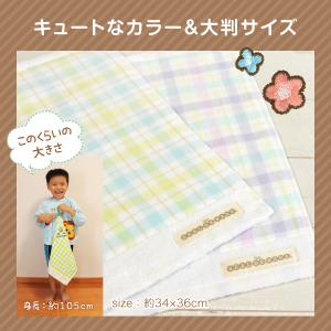 ループ付きタオル 名入れ 文字のみ 2枚セット...の詳細画像5