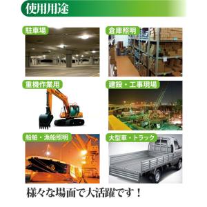 12V/24V LED作業灯 27W 丸型 2...の詳細画像3
