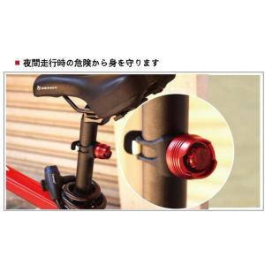 自転車ライト テールライト LED コンパクト...の詳細画像1