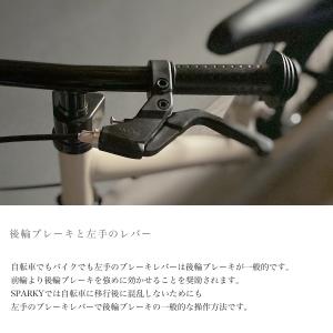 キックバイク スパーキー ブレーキ付ゴムタイヤ...の詳細画像5