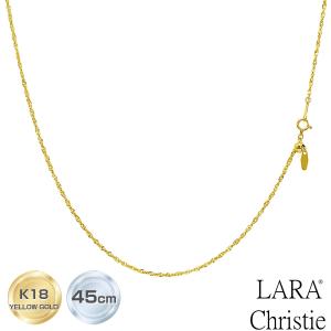 LARA Christie（ララクリスティー） ネックレス チェーン 18金 最長