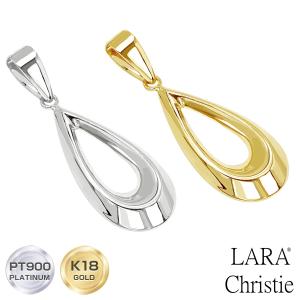 ネックレストップ ペンダントトップ ドロップ しずく 露 つゆ レディース メンズ K18 18金 ゴールド プラチナ 約0.47g ララクリスティー