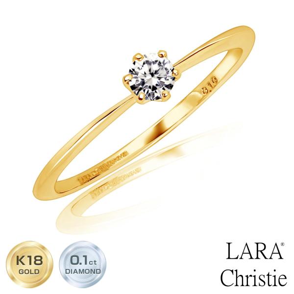 婚約指輪 ダイヤ 18金 レディース ダイヤモンド 0.1ct エンゲージリング 指輪 FOREVE...