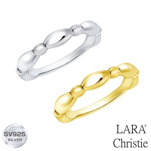 ピンキーリング レディース シルバー925 シルバー イエローゴールド オーバルデザイン sv925  リング 指輪 LSC ララクリスティー