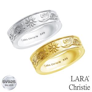 ピンキーリング レディース シルバー925 シルバー イエローゴールド アンティーク風デザイン 幅広 sv925  リング 指輪 LSC ララクリスティー