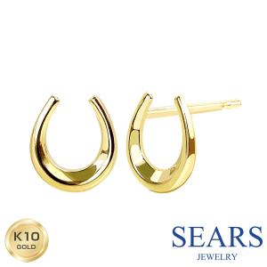 ピアス レディース K10 スタッドピアス 馬蹄 10金  スタッド 誕生日 プレゼント ゴールド ギフト ジュエリー シアーズ