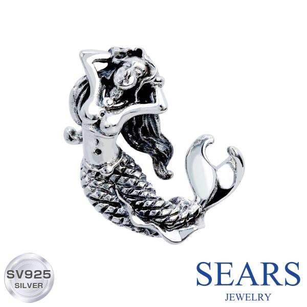 ペンダントトップ シルバー925 ネックレス トップ ハワイアンジュエリー マーメイド 人魚 メンズ...