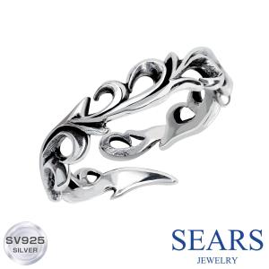 般若 シルバー リング 17~21号 指輪 フリーサイズ メンズリング 般若面