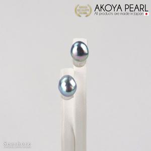 アコヤ真珠 パール スタッド ピアス イヤリン...の詳細画像4