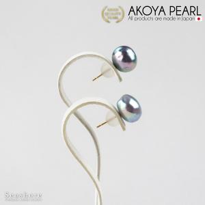 アコヤ真珠 パール スタッド ピアス イヤリン...の詳細画像5