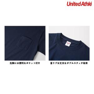 ユナイテッドアスレ 半袖Tシャツ ポケット付 ...の詳細画像2