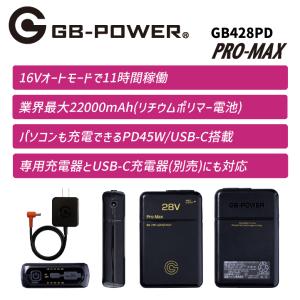 空調作業服 最大28V バッテリーセット 大容...の詳細画像3