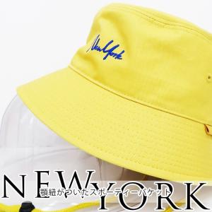 ハット メンズ レディース 春夏 バケットハット ハット HAT  ロゴ 帽子 レディース メンズ  キャンプ  newyork ゆうパケット cr2117 登山 釣り バーベキュー｜season