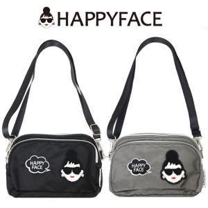 ハッピーフェイス レディエマ お財布ショルダーバッグ 三層身 長財布