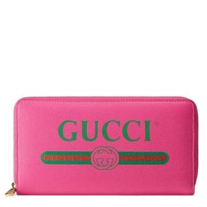 GUCCI（グッチ） 長財布 インターロッキングG 二つ折り ブラック