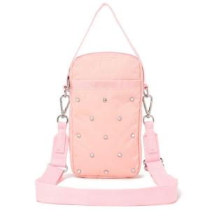 レスポートサック スマホショルダー マルチ ミニフォン W ストーン ビジューピンク ミニ 斜め掛け 並行輸入品 LeSportsac Mini Phone W Stones 6728 C394｜season