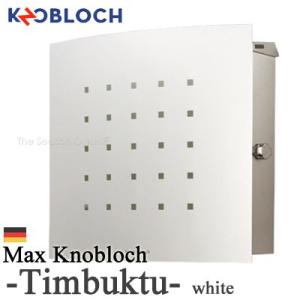 ポスト おしゃれ 壁掛け Max Knobloch　Timbuktu（ティンブク）ホワイト・壁掛け型ポスト｜seasonchita