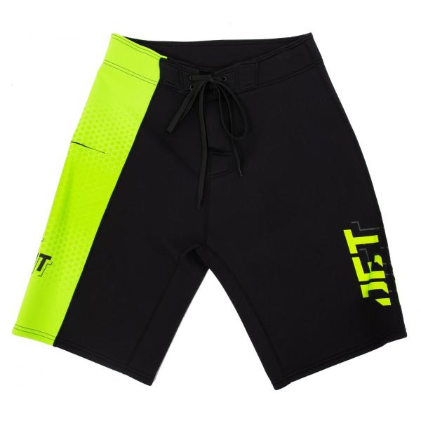 JETPILOT ジェットパイロット フライト ネオ ボードショーツ ブラック/ライム Sサイズ マ...