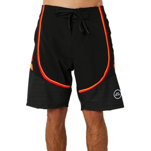 JETPILOT ジェットパイロット フルプロ 3.0 ボードショーツ ブラック/レッド マリンスポ...
