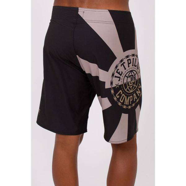 JETPILOT ジェットパイロット ハードコア ボードショーツ ブラック×グレー 38インチ　マリ...