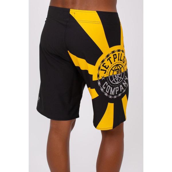 JETPILOT ジェットパイロット ハードコア ボードショーツ ブラック×イエロー 30インチ　マ...
