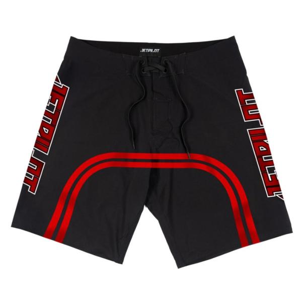 JETPILOT ジェットパイロット F5 20 ボードショーツ ブラック・レッド マリンスポーツ ...