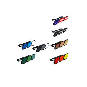 スリーカラー エンブレム フロントプレート フロントグリル カスタム アメ車