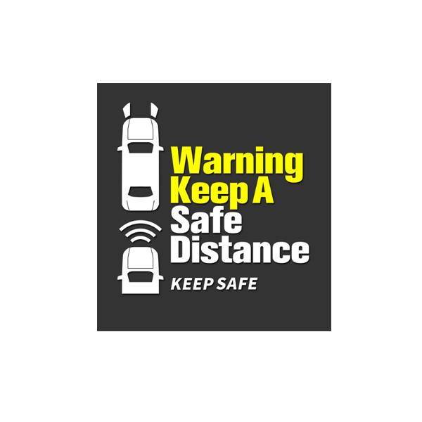 安全運転 KEEP SAFE ステッカー Sサイズ 車間距離 カスタム セーフティ