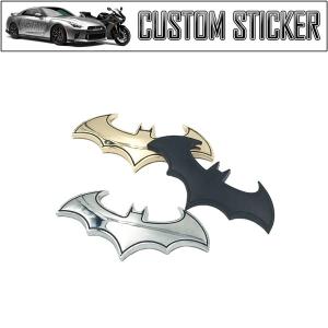 コウモリ バット カスタム ステッカー 蝙蝠 BATMAN 車 バイク ドレスアップ シール エンブレム CUSTOM STICKER｜seawolf