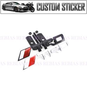 TRD フロントプレート エンブレム ステッカー グリル TOYOTA スポーツカー カスタム ドレスアップ