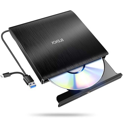 外付けDVDドライブ 極静音 CD DVDドライブ 外付け 高速 USB 3.0&amp;Type-Cデュア...