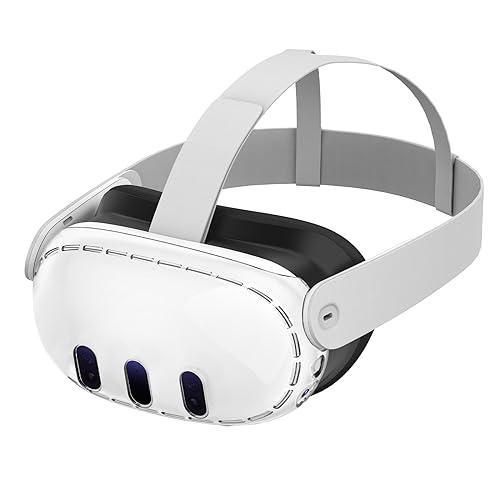 AUDASO design 保護カバー 両面保護シェル付き Meta Quest 3 VR ヘッドセ...