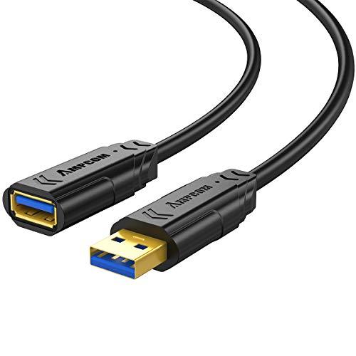 AMPCOM USB延長ケーブル 0.5M タイプA オスメス usb 延長コード (a - a) ...