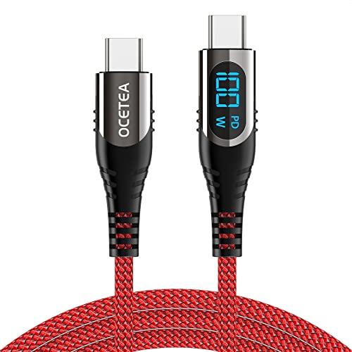 Ocetea USB Type C ケーブル 100W/5A 2M PD対応 急速充電 USB C ...