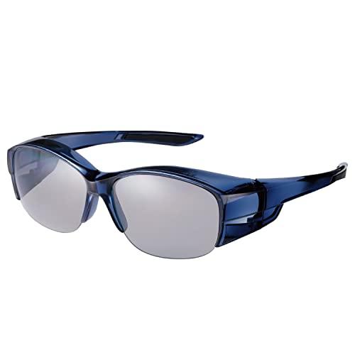 [スワンズ] サングラス メガネの上からかける オーバーグラス 偏光レンズモデル OG5-0051 ...