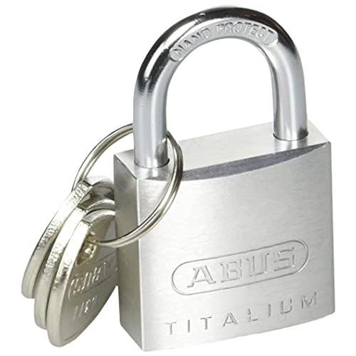 日本ロックサービス ABUS アバス南京錠 TITALIUM 64TI 2個入り シルバー 30